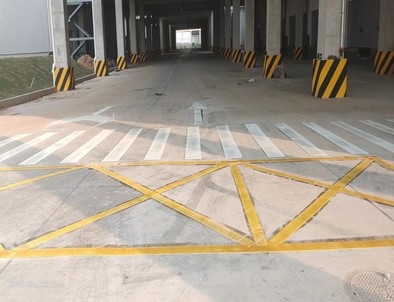 菏泽菏泽厂区道路标线施工