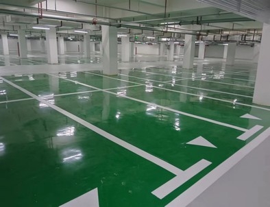 菏泽菏泽小区停车场标线